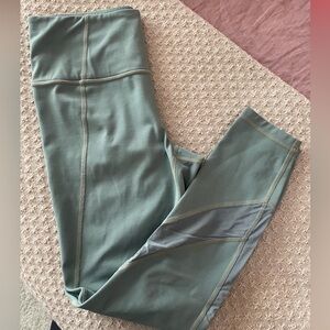 Athleta sage green leggings size small